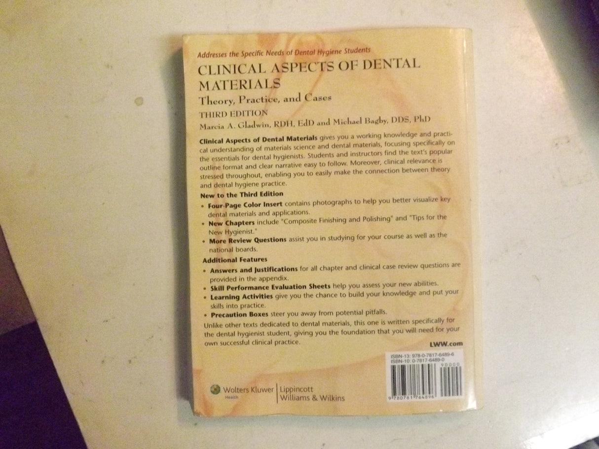 Clinical Aspects of Dental Materials: Theory, Practice, and Cases - Retail Maharaj