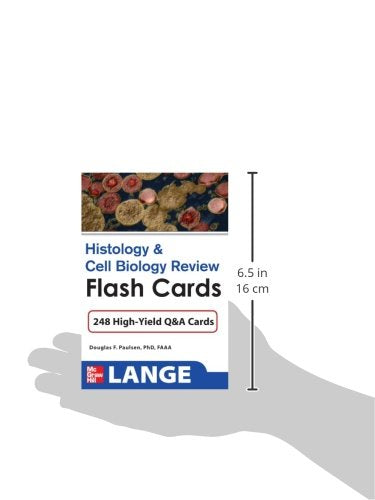 Histology and Cell Biology Review Flash Cards (LANGE FlashCards) - Retail Maharaj