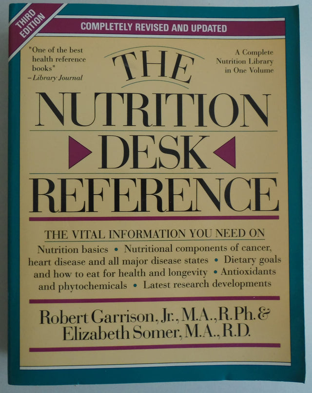The Nutrition Desk Reference - Retail Maharaj