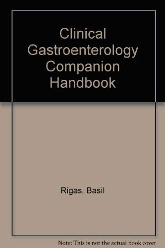 Clinical Gastroenterology Companion Handbook - Retail Maharaj