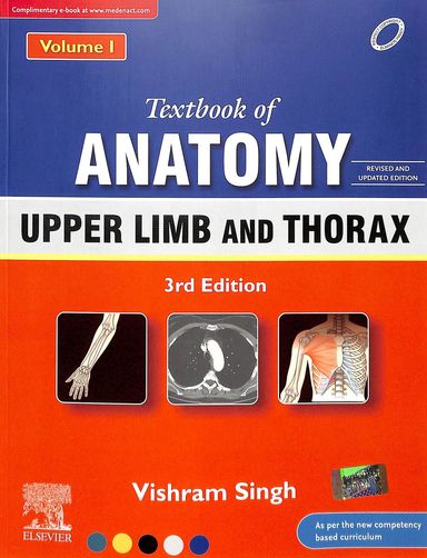 Textbook Of Anatomy : Upper Limb & Thorax Vol 1 - Retail Maharaj