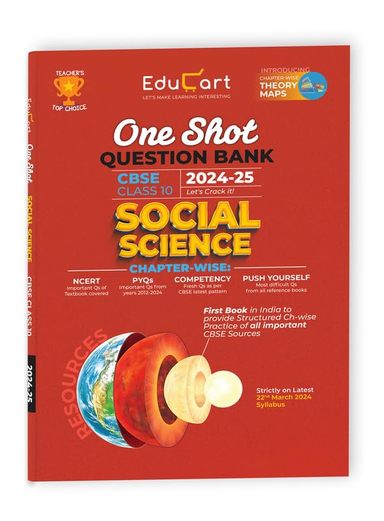 Educart One Short Question Bank Social Science Class 10 : Cbse - Retail Maharaj