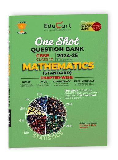Educart One Shot Question Bank Mathematics Class 10 : Cbse - Retail Maharaj