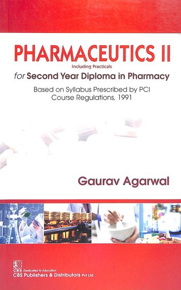 Pharmaceutics 2 For 2nd Year Diploma In Pharmacy - Retail Maharaj