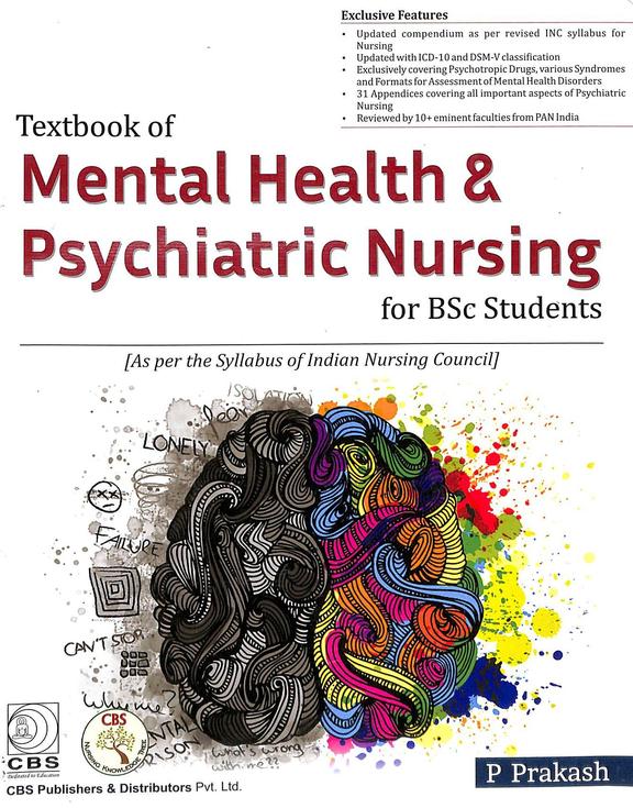 Textbook Of Mental Health & Psychiatric Nuring For Bsc Students - Retail Maharaj