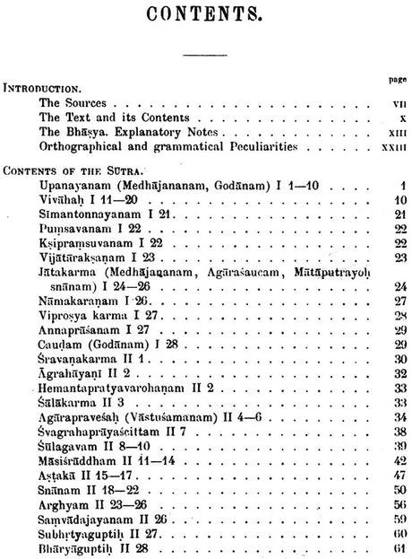 Bharadvaja-Grahyasutra - Retail Maharaj