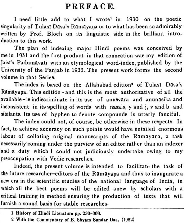 Index Verborum to Tulasidasa's Ramayana - Retail Maharaj