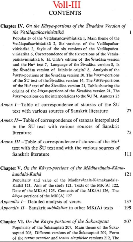 The Kavya-Portions in The Katha-Literature-An Analysis (An Old and Rare Book Set of Volume-3) - Retail Maharaj