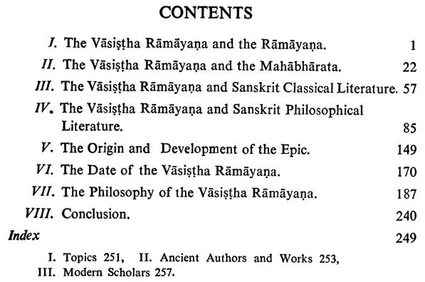 The Vasistha Ramayana : A Study (An Old and Rare Book) - Retail Maharaj