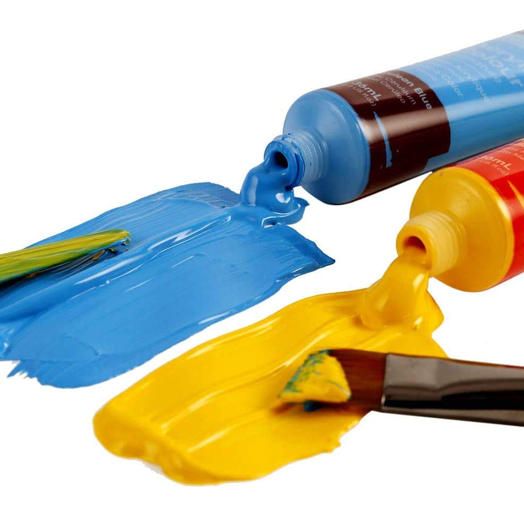 Mont Marte Signature Acrylic Colour Paint Set of 36 Creamy Fast Drying Artist Acrylics for Canvas Wood Paper and Craft