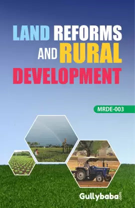 MRDE-003 Land Reforms And Rural Development (IGNOU Help Books for MRDE 3 in English Medium) - Retail Maharaj