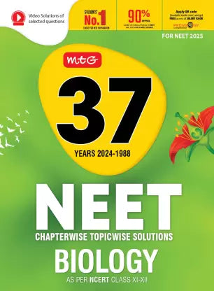 37 Years NEET Previous Year Solved Question Papers with NEET PYQ Chapterwise Topicwise Solutions - Biology For NEET 2025 Exam - Retail Maharaj