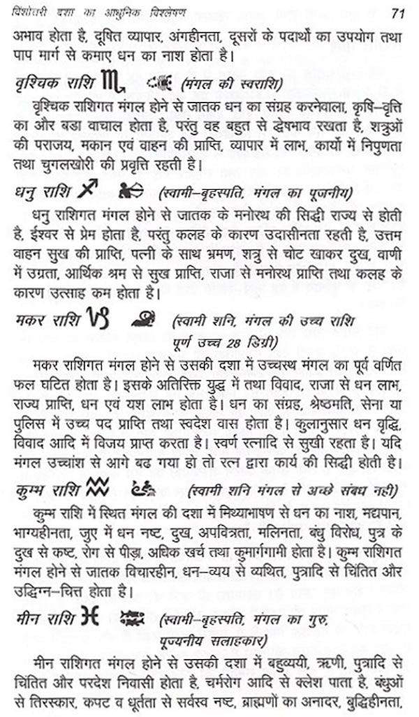 विंशोतरी दशा का आधुनिक विश्लेषण: Modern Analysis of the Destructive Condition