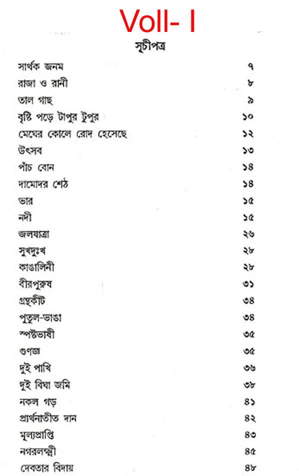 Sankalita (Set of 2 Volumes in Bengali) - Retail Maharaj