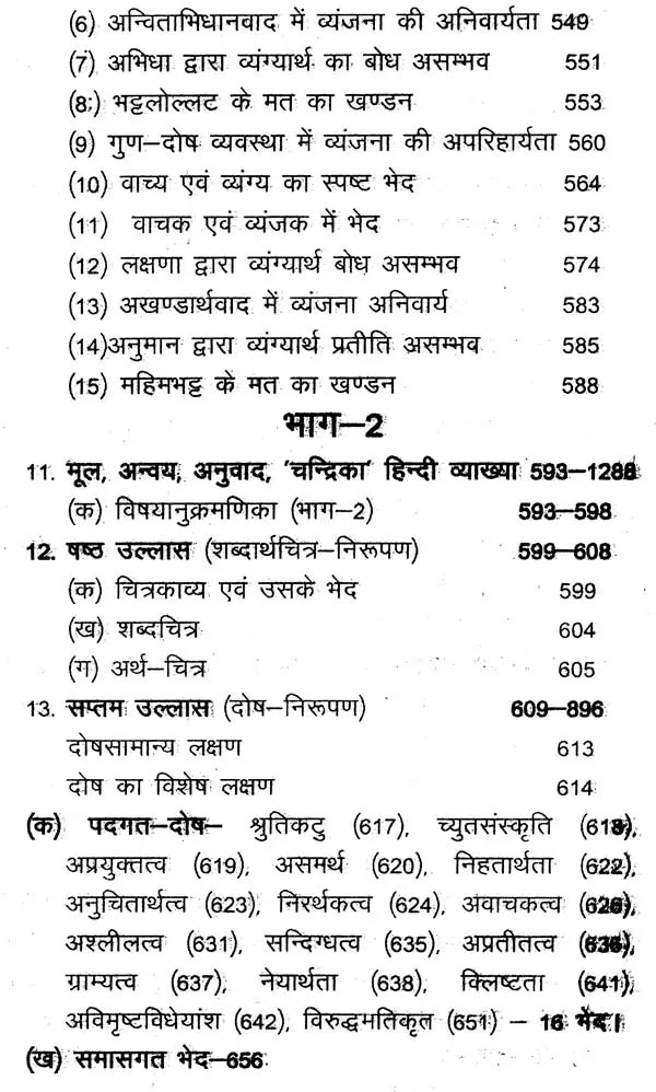 काव्यप्रकाशः - Kavya Prakasha (Set of 2 Volumes) - Retail Maharaj