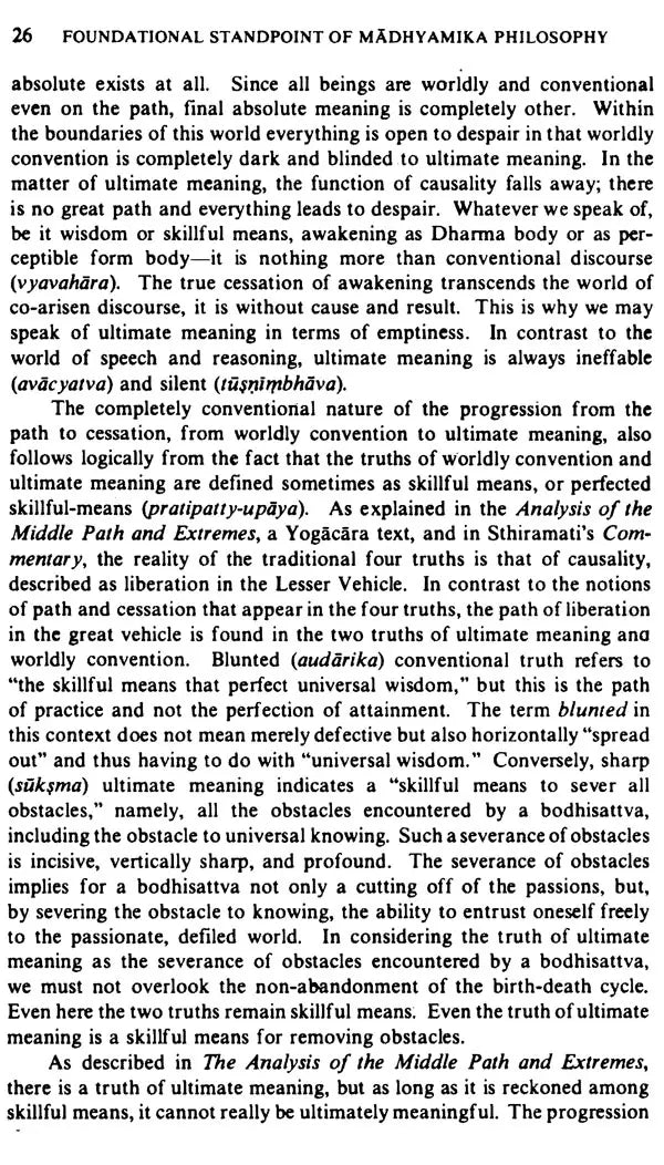 Foundational Standpoint of Madhyamika Philosophy, The (SUNY series in Buddhist Studies) - Retail Maharaj