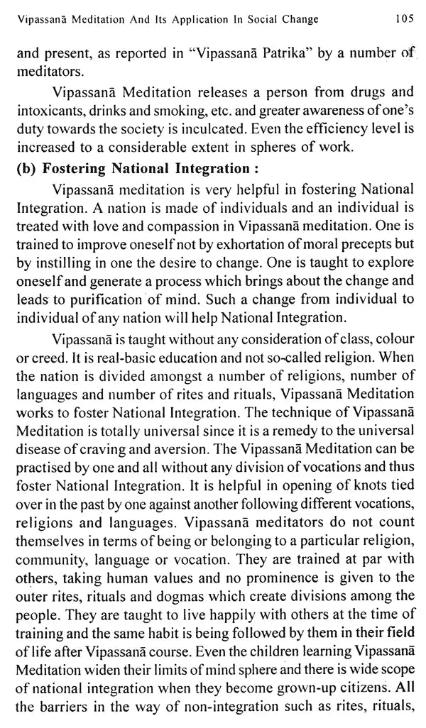 Vipassana; A Universal Buddhist Meditation Technique - Retail Maharaj