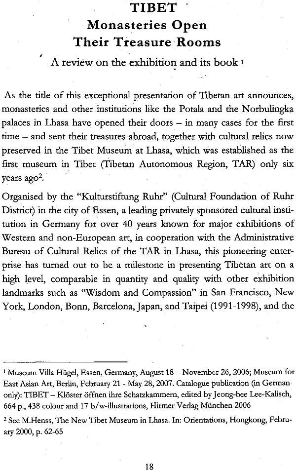 Buddhist Art in Tibet: New Insights On Ancient Treasures (A Study of Paintings and Sculpture From 8th to 18th Century) - Retail Maharaj