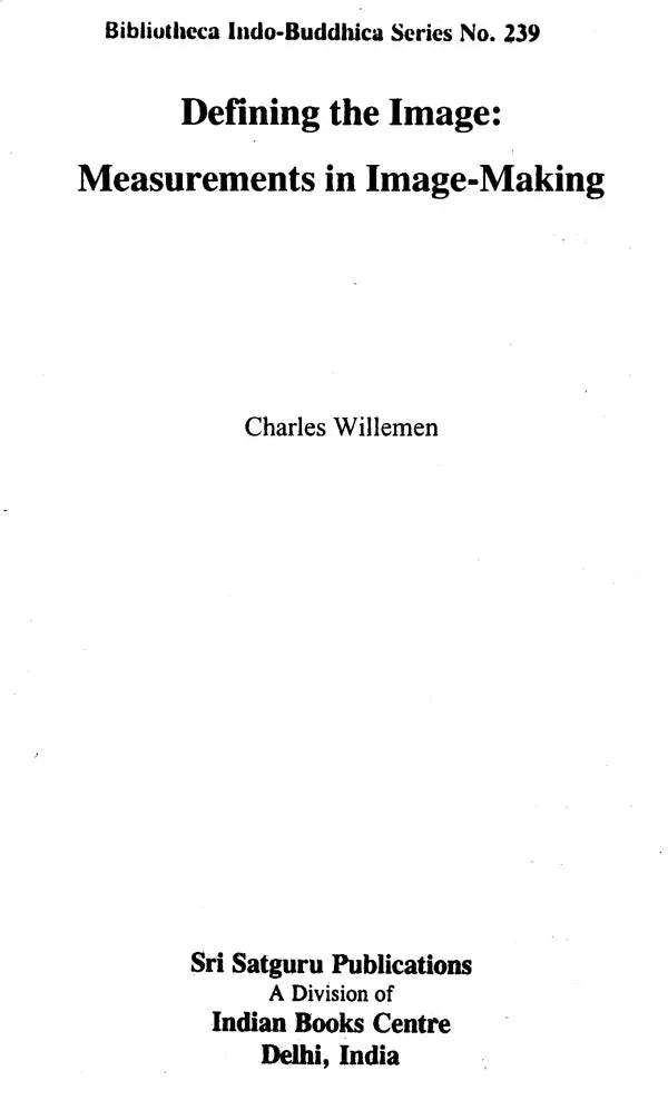 Defining the Image: Measurements in Image-Making, Buddhist Images - Retail Maharaj