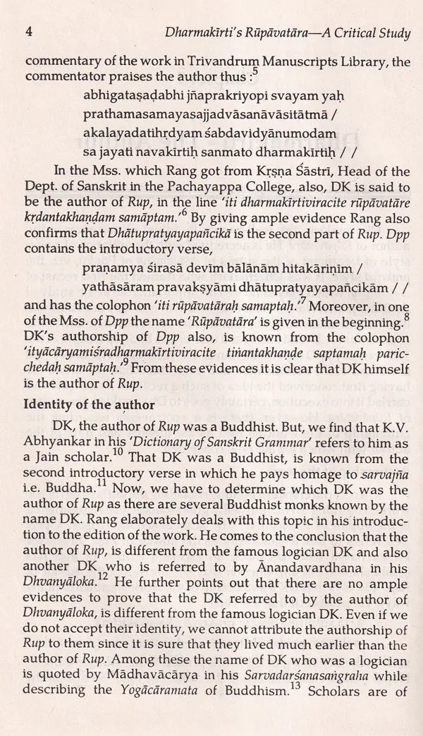 Dharmakirti's Rupavatara: A Critical Study - Retail Maharaj