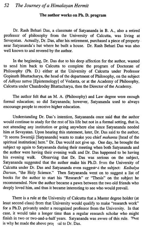 The Journey of A Himalayan Hermit (In Quest of Truth: Self Within in Eternal Silence)(An Old and Rare Book) - Retail Maharaj