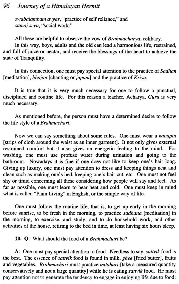 The Journey of A Himalayan Hermit (In Quest of Truth: Self Within in Eternal Silence)(An Old and Rare Book) - Retail Maharaj