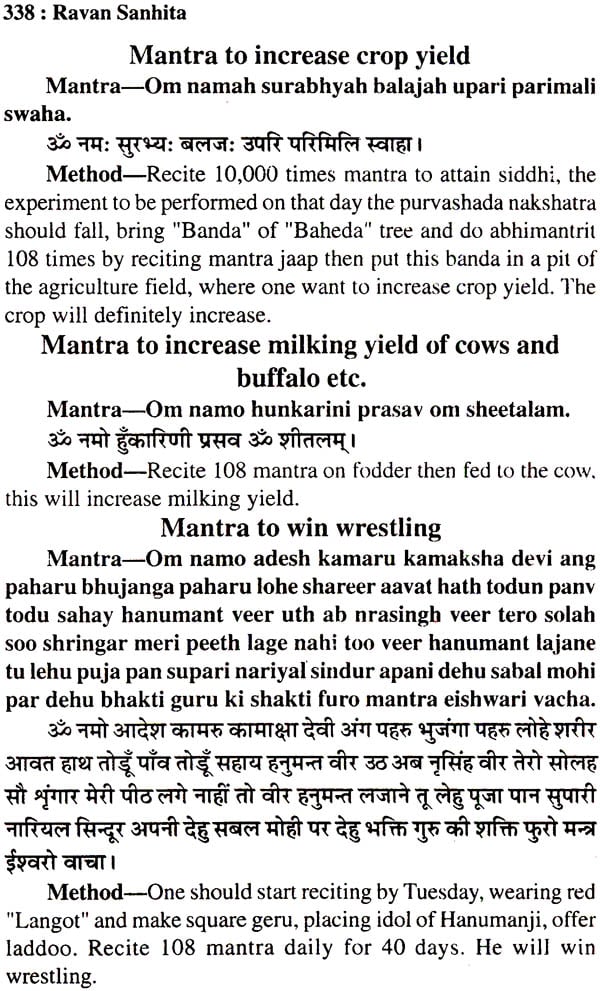 Ravan Sanhita (Mantra, Tantra and Yantra) - Retail Maharaj