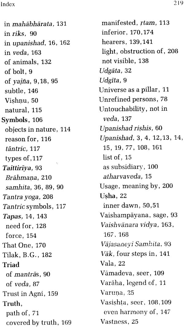 Unveiling the Light in the Vedas–T.V. Kapali Sastry/Complied from Siddhanjana and Other Essays on the Veda - Retail Maharaj