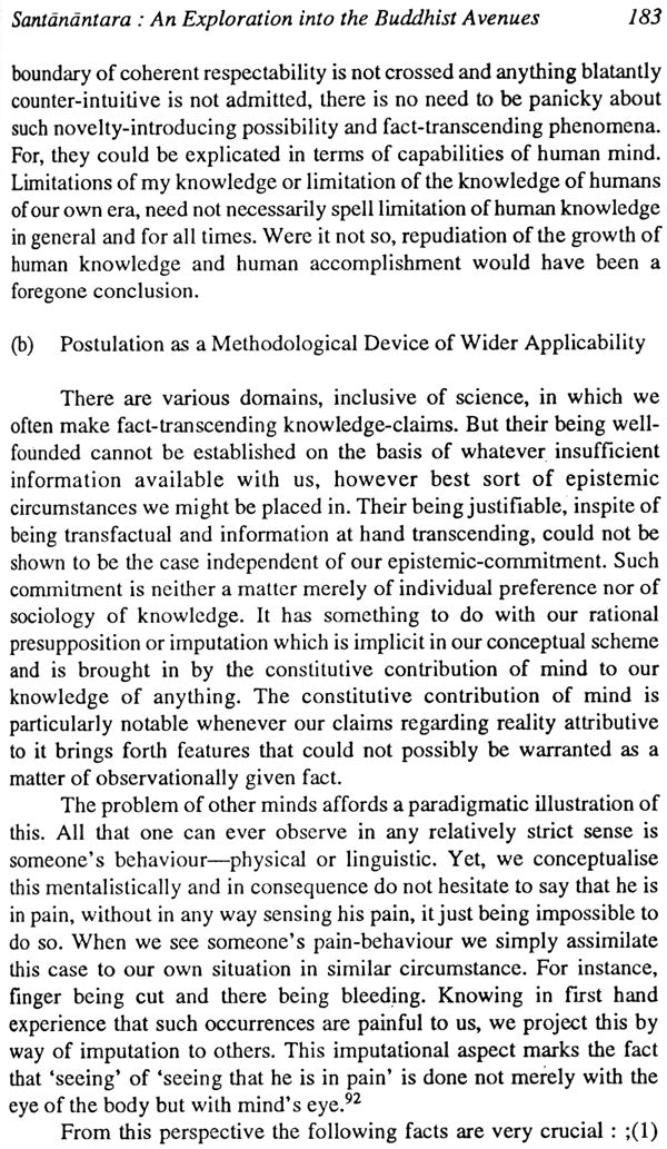 Santana and Santanantara: An Analysis of the Buddhist Perspective Concerning Continuity, Transformation and Transcendence and the Basis of an ... psycholo (Bibliotheca Indo-Buddhica Series) - Retail Maharaj
