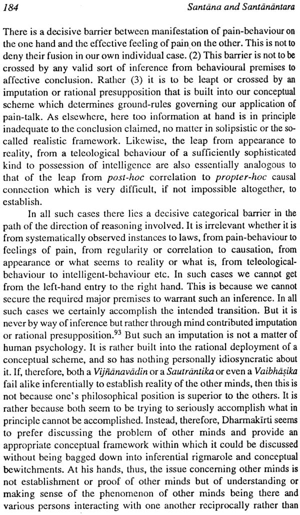 Santana and Santanantara: An Analysis of the Buddhist Perspective Concerning Continuity, Transformation and Transcendence and the Basis of an ... psycholo (Bibliotheca Indo-Buddhica Series) - Retail Maharaj