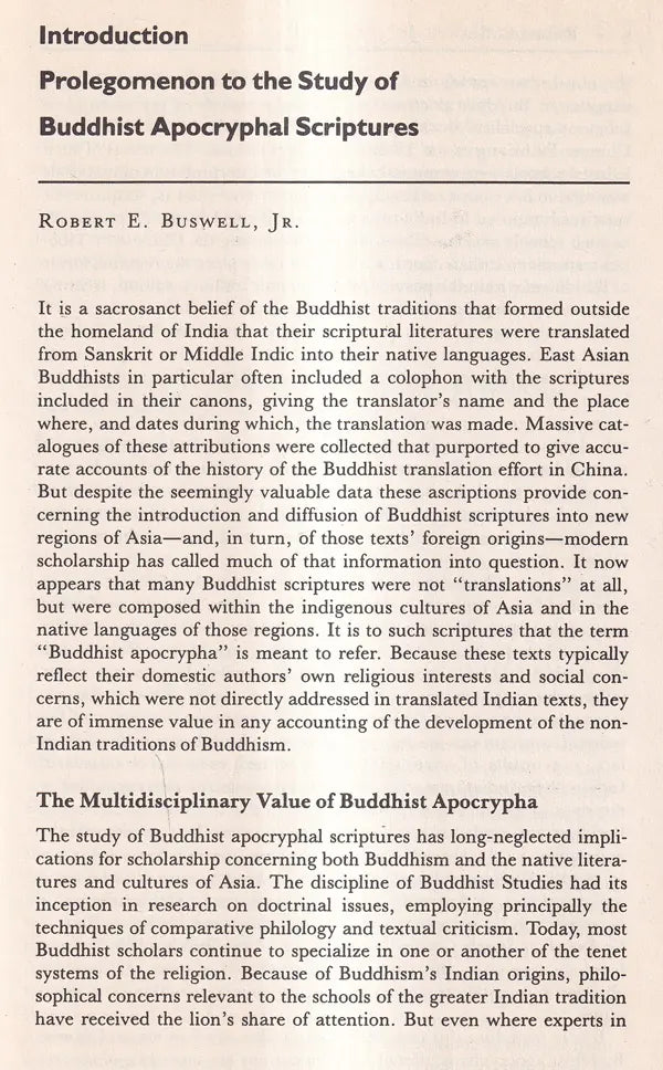 Chinese Buddhist Apocrypha - Retail Maharaj