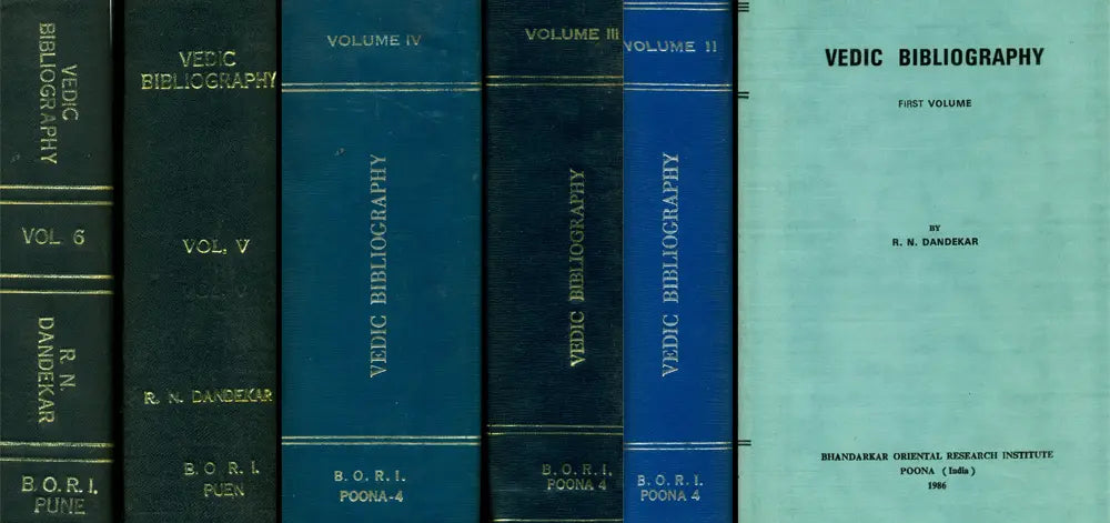 Vedic Bibliography- An Old and Rare Book (Set of 6 Volumes) - Retail Maharaj