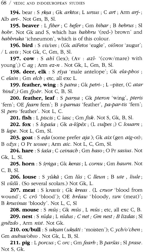 Vedic and Indo-European Studies - Retail Maharaj