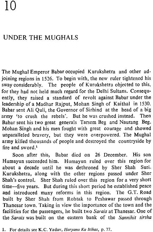 Kurukshetra - Political and Cultural History (An Old Book) - Retail Maharaj