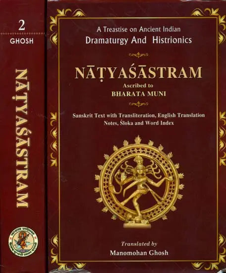 Natyasastra: Sanskrit Text With Transliteration and English Translation (Set of 2 Volumes) - Retail Maharaj