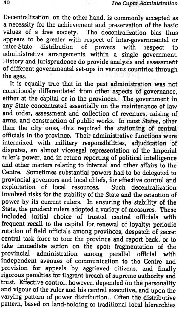 The Gupta Administration (An Old and Rare Book) - Retail Maharaj