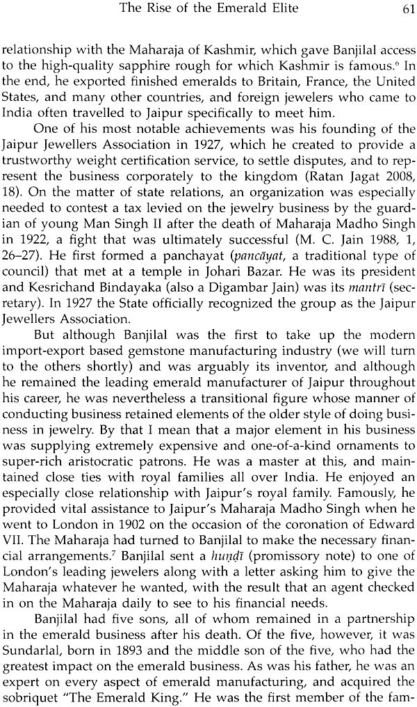Emerald City - The Birth and Evolution of an Indian Gemstone Industry - Retail Maharaj