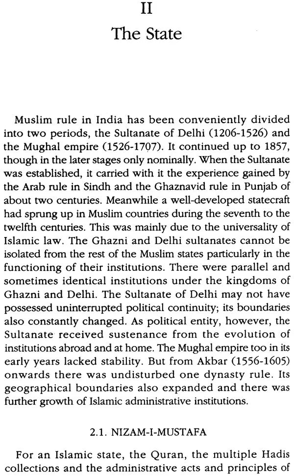 Theory and Practice of Muslim State in India - Retail Maharaj