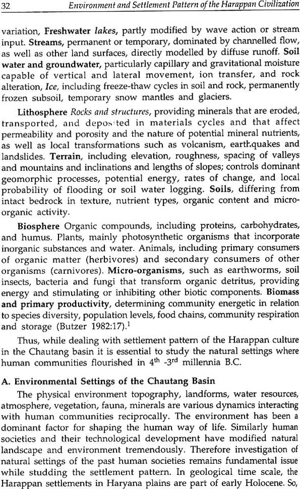 Environment and Settlement Pattern of the Harappan Civilization in the Chautang Basin - Retail Maharaj