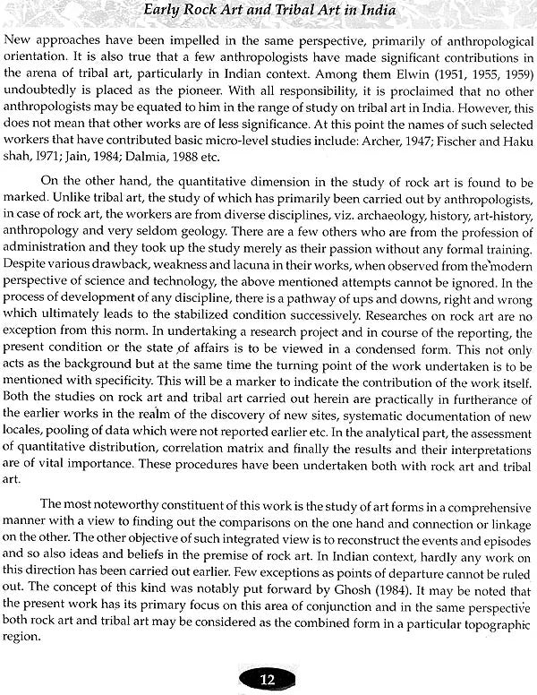 Early Rock Art and Tribal Art in India (An Anthropological Revelation) - Retail Maharaj