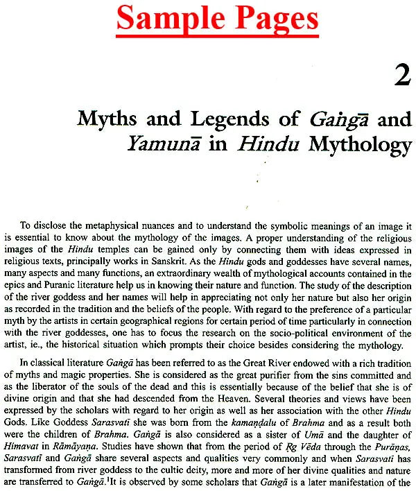 Iconography of Ganga and Yamuna - Retail Maharaj