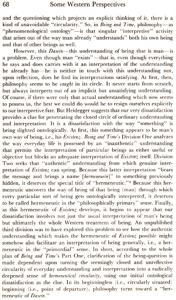 The Question of Being East West Perspectives (An Old and Rare Book) - Retail Maharaj