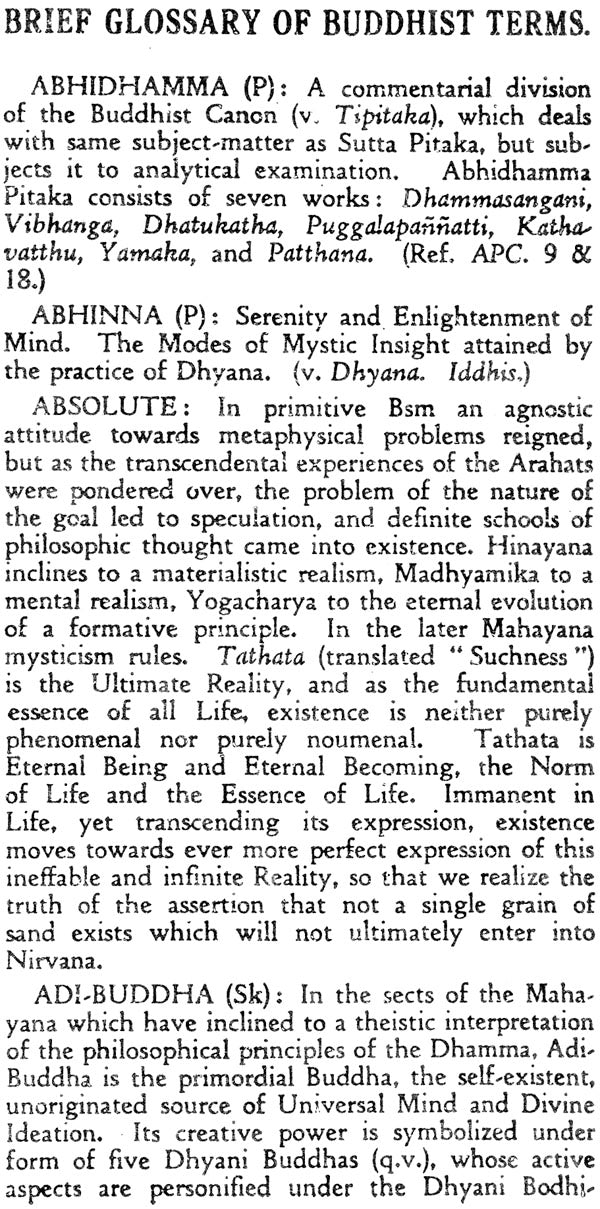 A Glossary of Buddhist Terms (Bibliotheca Indo-buddhica) - Retail Maharaj