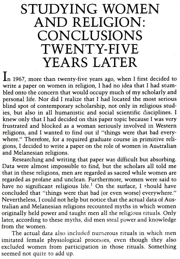 Todays Women in World Religion - Retail Maharaj