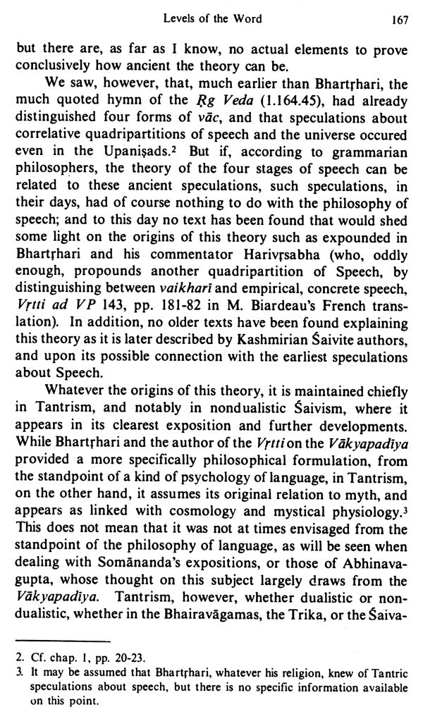 Vac: The Concept of the Word in Selected Hindu Tantras: No. 155 (Sri Garib Dass Oriental S.) - Retail Maharaj