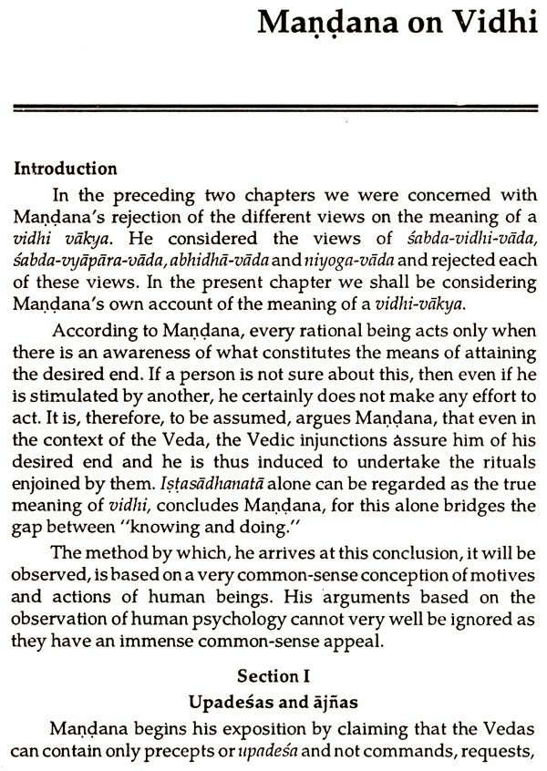 Vidhi Viveka of Mandana Misra: Understanding Vedic Injunctions - Retail Maharaj