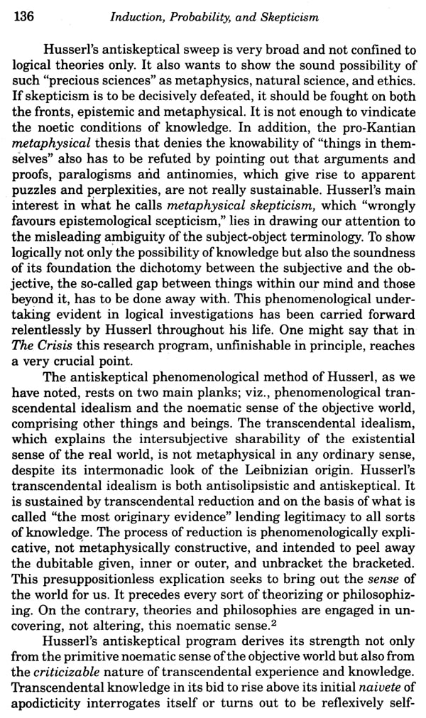 Induction Probability And Skepticism - Retail Maharaj