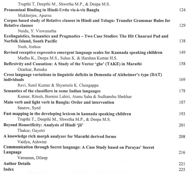 Proceedings of the Third Students' Conference of Linguistics in India (Sconli-3) - Retail Maharaj