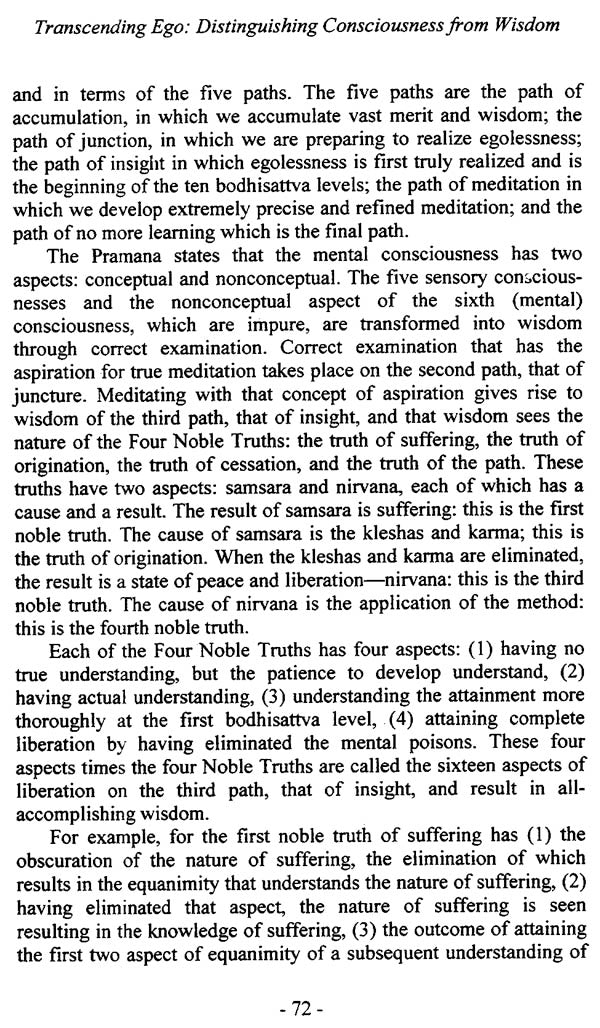Transcending Ego: Distinguishing Consciousness From Wisdom: A Treatise of the Third Karmapa - Retail Maharaj