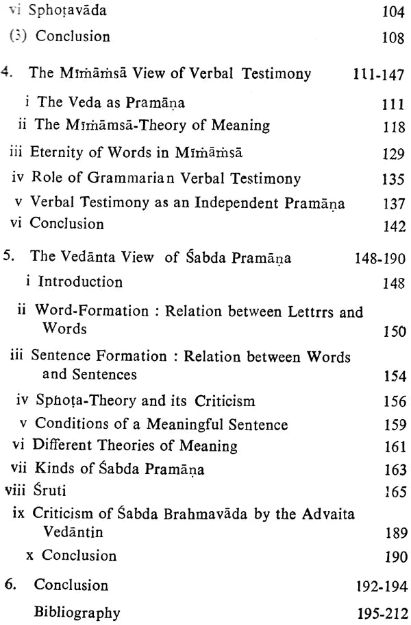 Verbal Testimony in Indian Philosophy - Retail Maharaj